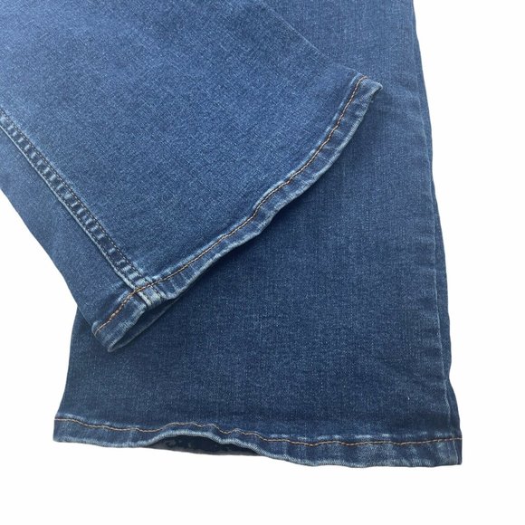 We The Free People Womens Jrs Size‎ 26 Bootcut Jeans Button Fly Stretch Denim - Picture 5 of 9